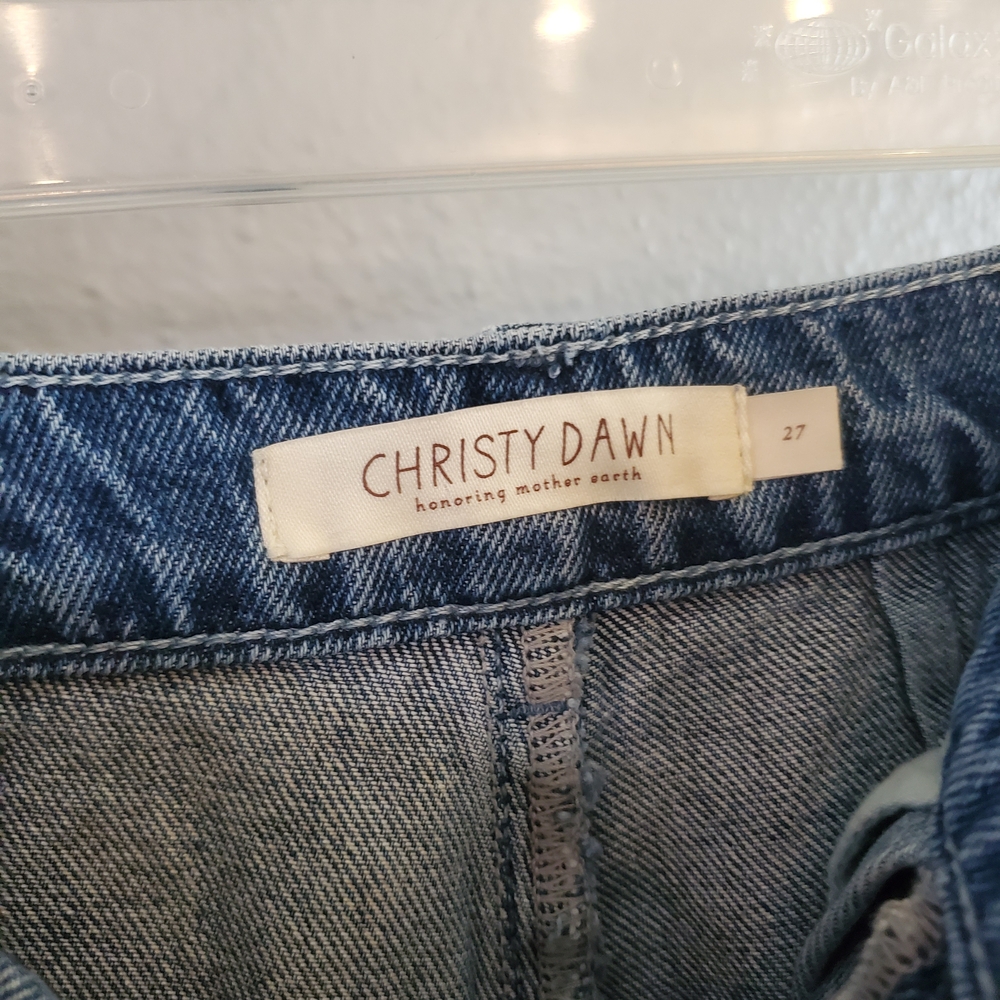 Christy Dawn Straight Leg Jeans, Size 27 - Picture 3 of 4